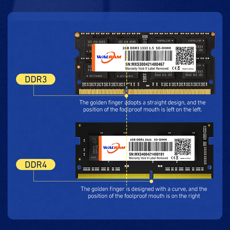 WALRAM Bộ Nhớ Ram DDR3 8Gb 4Gb 1333MHz 1600MHz PC3/3L-10600 12800 Máy Tính Xách Tay Sodimm Memoria Ram DDR3L Máy Tính Xách Tay RAM