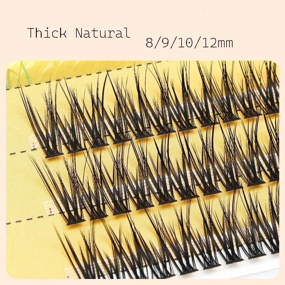 Soft Curly Grafting Eyelashes Fairy Slender With Dense False Eyelashes Fish Tail Natural Thick Natural Lashes