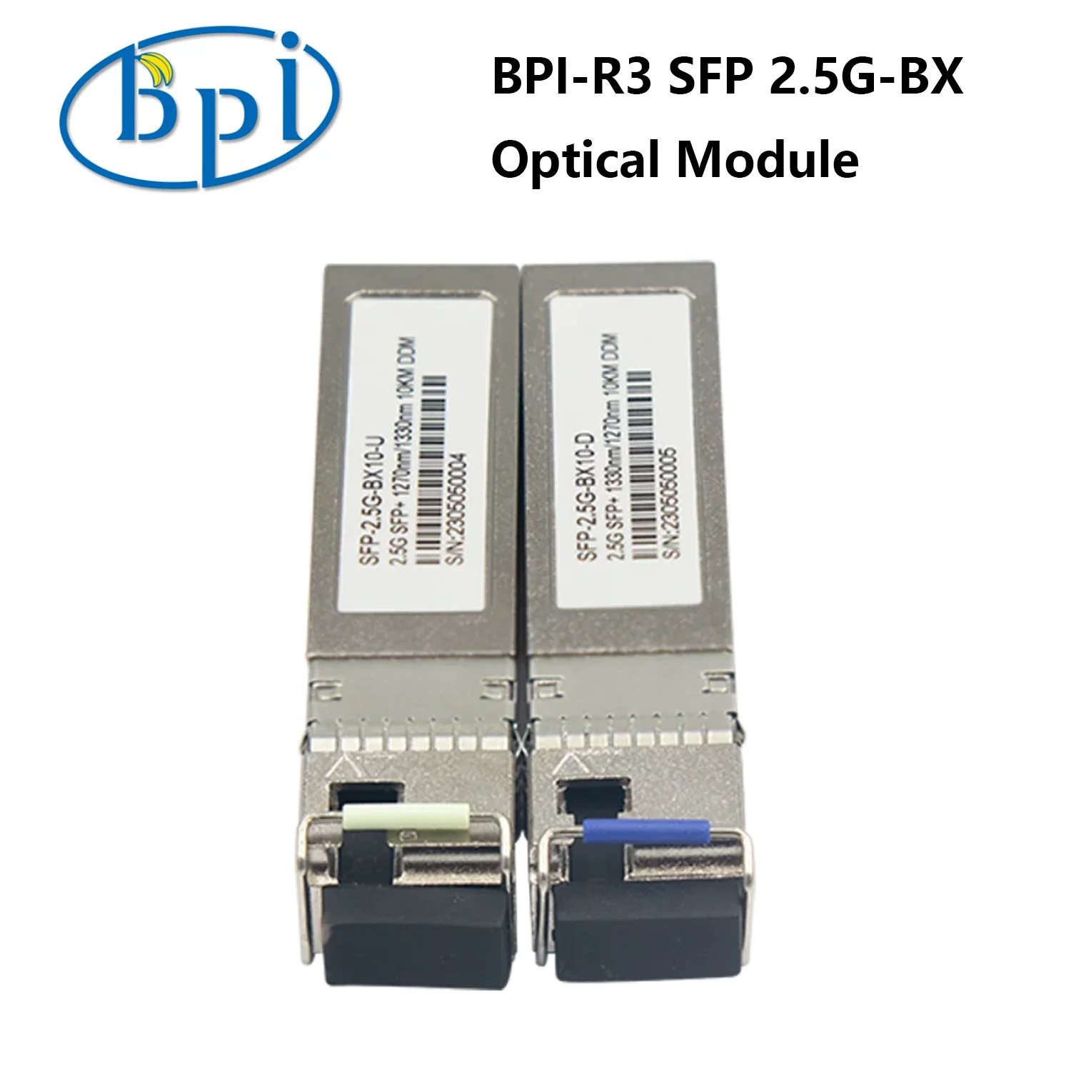 Banana Pi R3 SFP 2.5G-BX Optical Module Optical Fiber 10KM Compatible with BPI-R3 Routing Board