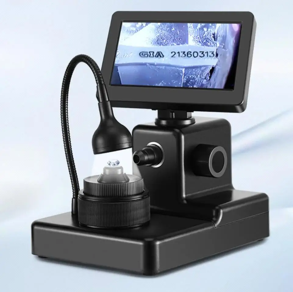 1000X الرقمية الماس حزام المشاهد المجهر كاميرا الماس نقش المشاهد مع 4.3 بوصة شاشة LCD خصائص المراقب
