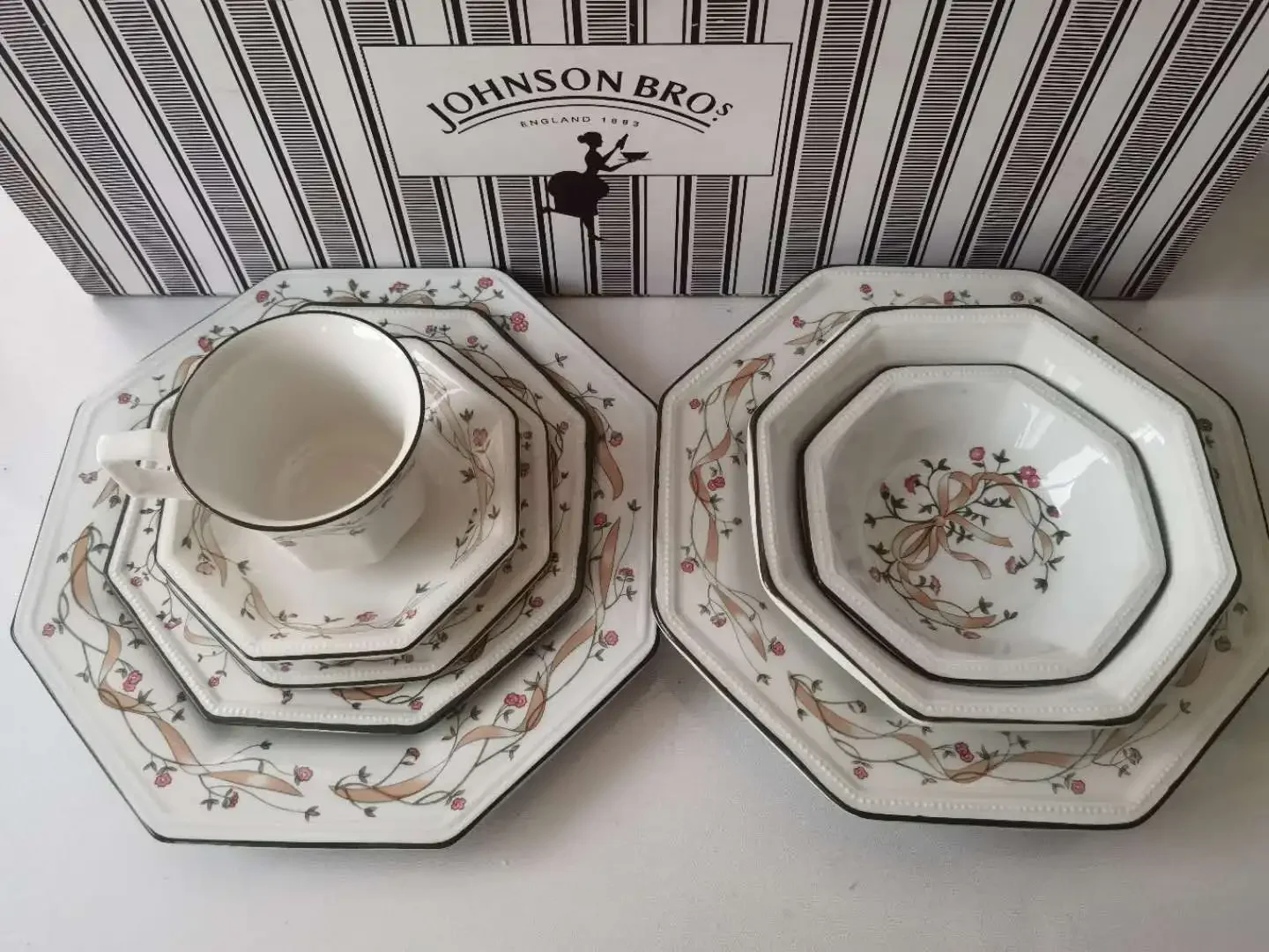 Export classic European star anise streamer series steak plate salad bowl coffee cup plate tableware