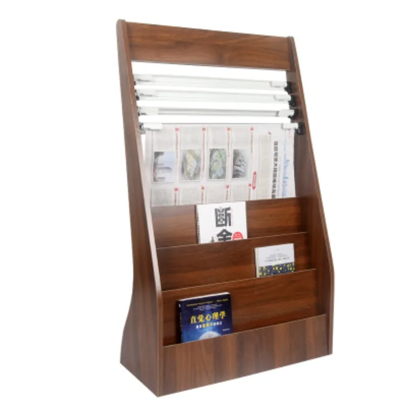 Newspaper racks, newspaper racks, wooden information , floor-to-ceiling newspaper racks, vertical magazine , leaflet s