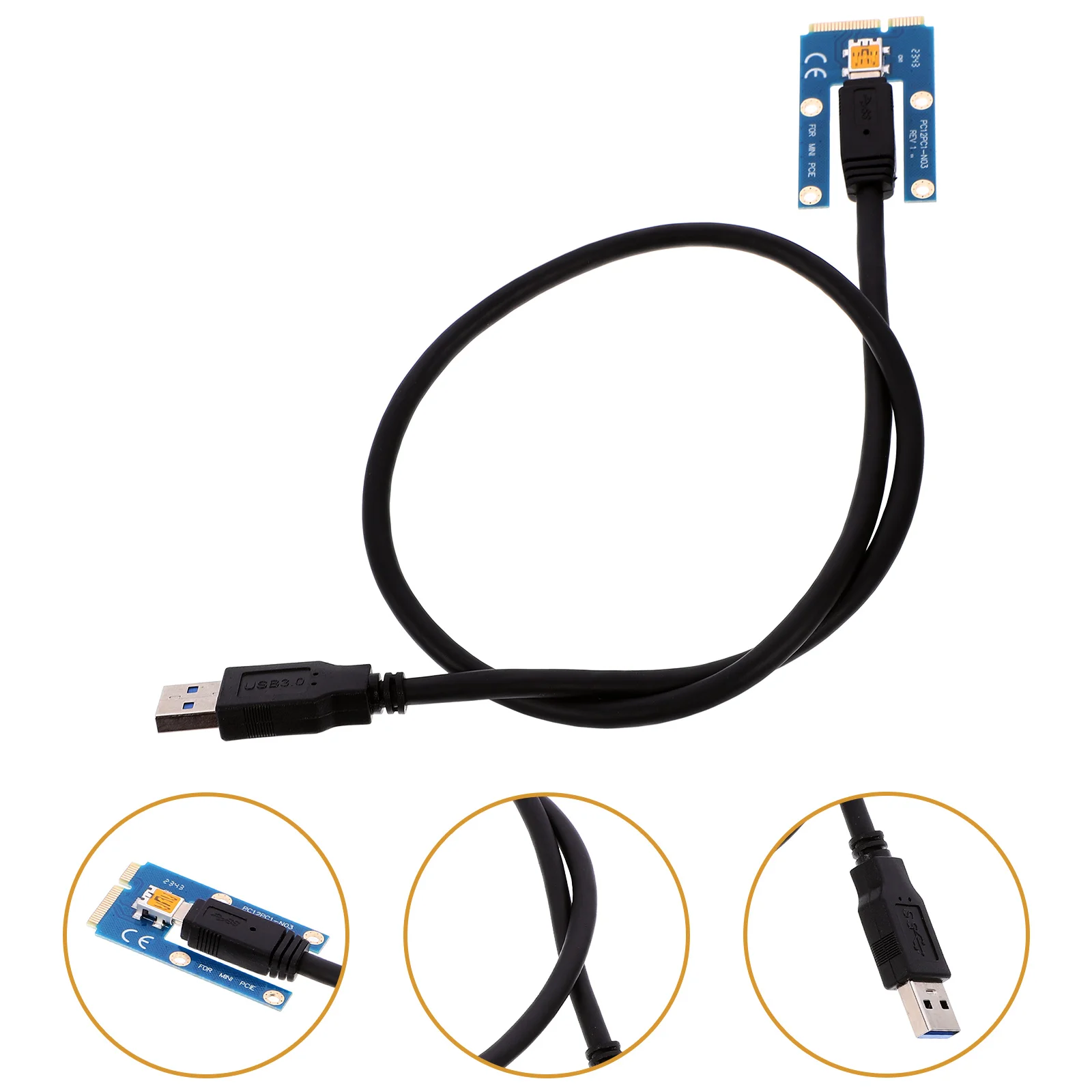 E to PCI E External GPU USB Cable Graphics Expansion PCIE Graphics Card External GPU for Laptop Laptop Parts