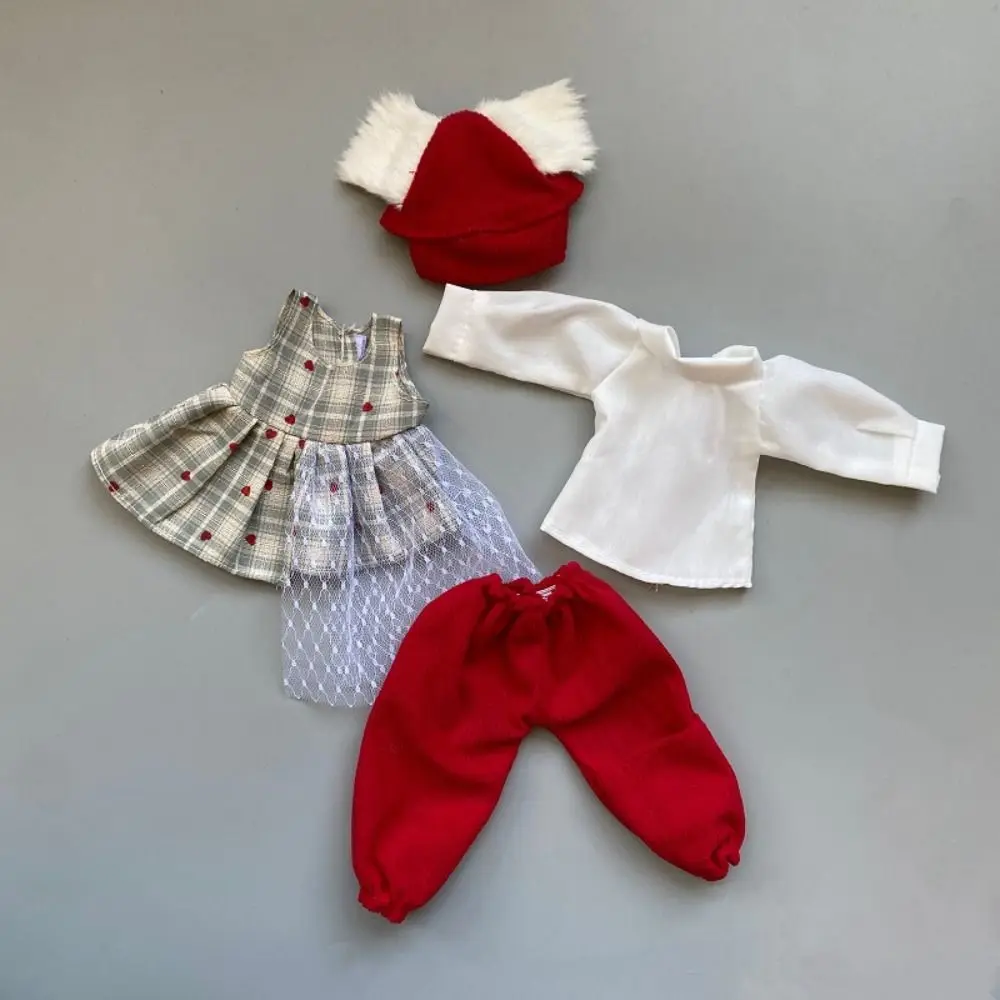 Casual Wears Fashion Doll Outfits Set Party Clothes Humanoid Doll 30cm Doll Clothes Cotton Cloth Handmade Doll Princess Skirt