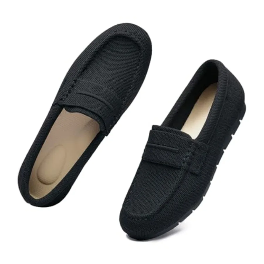 

Vespiero Loafers for Women Comfortable Slip on Work Flats Shoes Womens Dressy Casual Walking Shoes