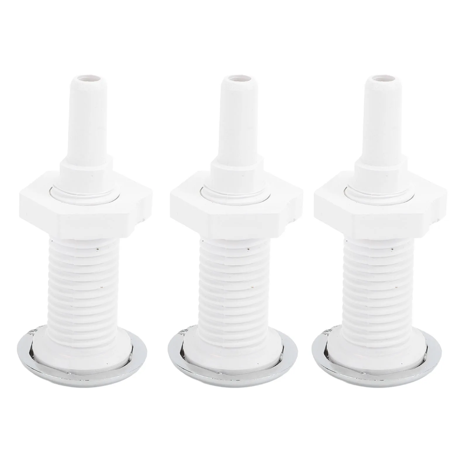 E5 3PCS Bathtub Air Nozzle PVC 30mm Straight Spa Air Bubble Jet Nozzle Replacement for Hot Tubs Swimming Pool Nozzle Accessories
