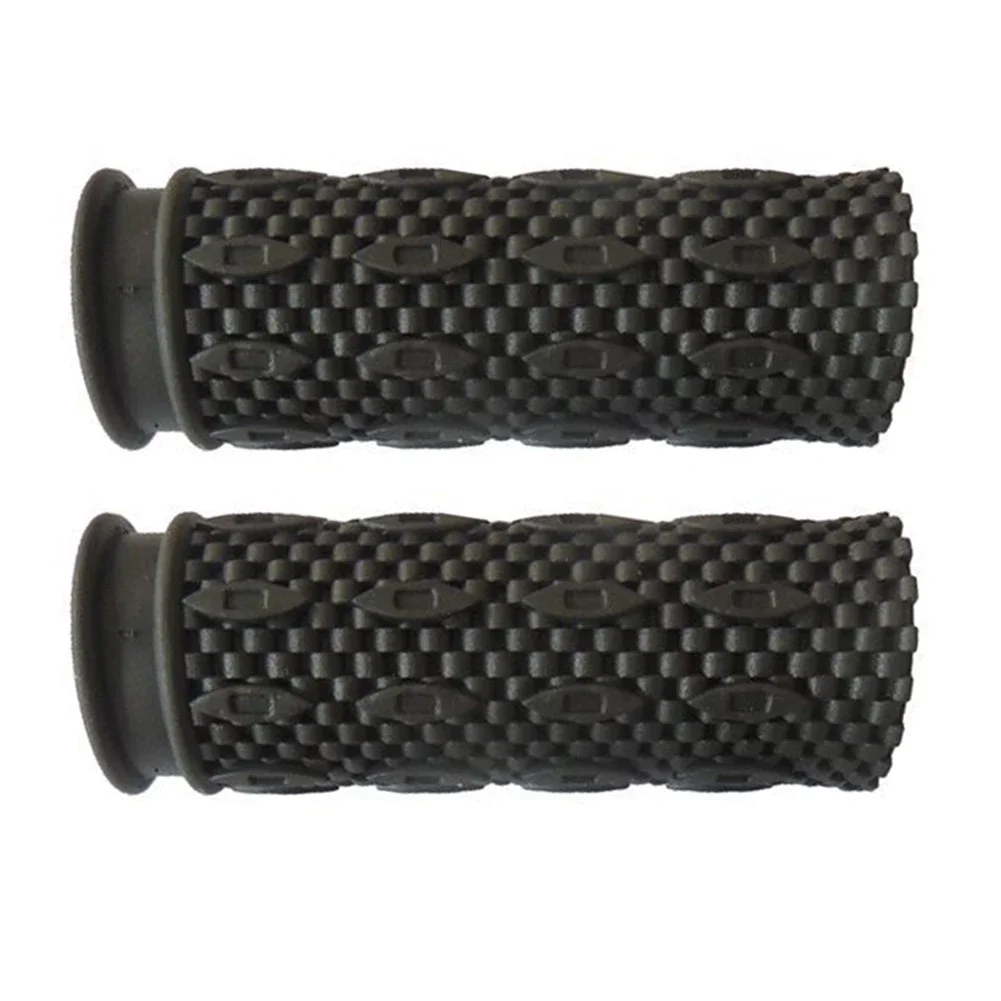 2 Pcs 85mm Bicycle Grips Oxford Black Shift Twistgrip Bar Cycling Handlebar Grips Bike Non-slip Damping Bicycle Handle Cover