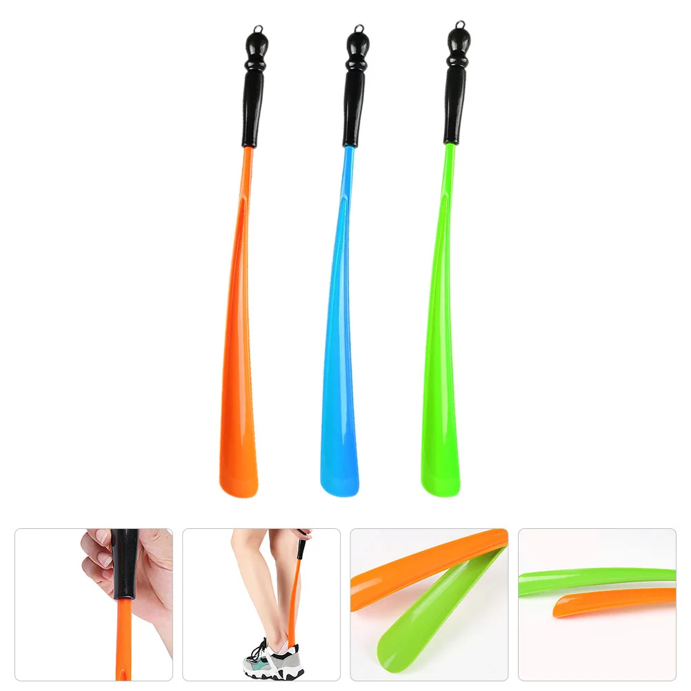 3 Pcs Dress Shoe Expander Lifter Shoehorn Tool Accessory Portable Pp Pregnant Woman