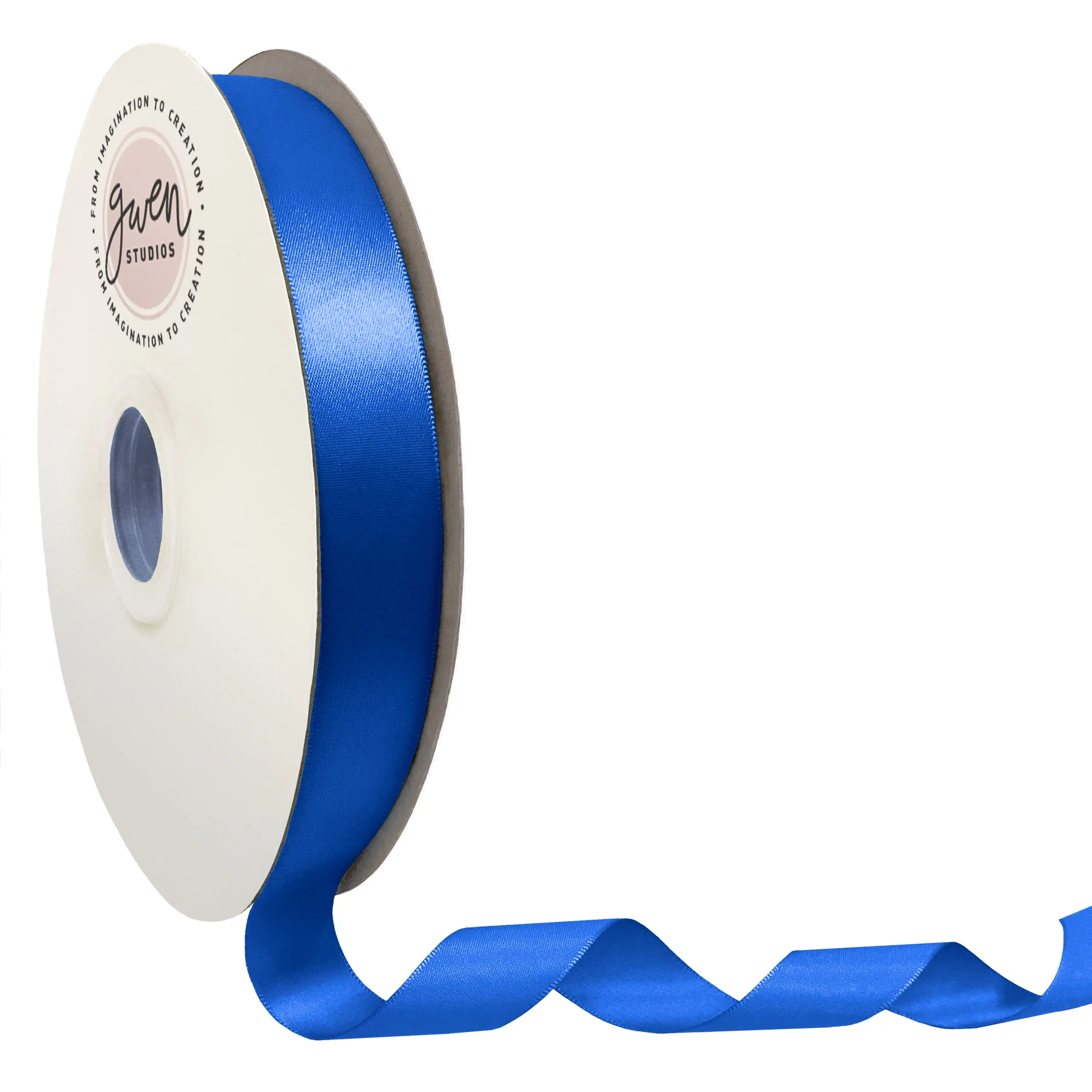 

Royal Blue Single Faced Satin Ribbon, 7/8 X 100 Yards by Gwen Studios