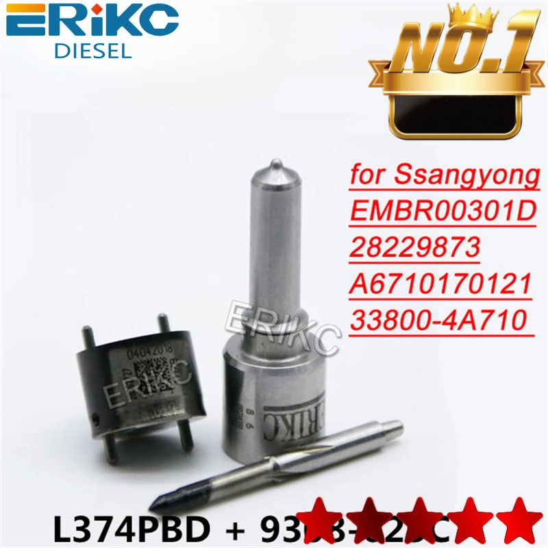 ERIKC 7135-573 EMBR00301D 7135-583 7135-573 Automatic Fuel Nozzle L374PBD Valve 9308-625C Repair Kits for Injector 28229873