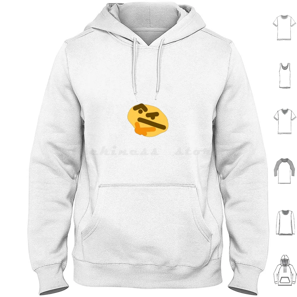 Thonking / Thinking Hoodie Cotton Long Sleeve Think Thonk Thinking Thonking Really Makes You Think Makes You Think Facebook