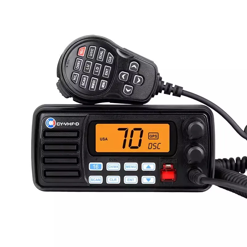 Marine VHF Radio Intercom CY-VHF-D Marine Registration High Power DSC25W