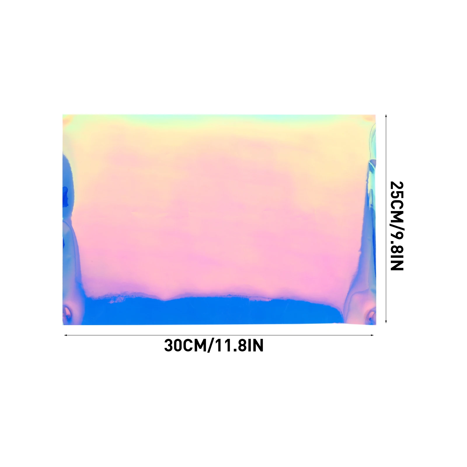 

5Pcs 30x25cm PVC DIY Self adhesive Vinyl Films for Clothing Transfer Membrane Christmas Decor Rainbow Foil Lettering Film