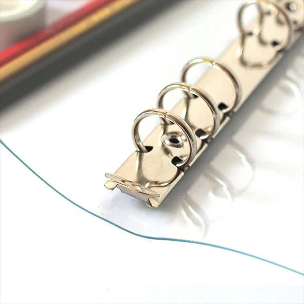 

3pcs 6-Hole Transparent Loose-Leaf Shells Premium Pvc Lightweight Portable Handbook Files Folders Storage For A5 A6 A7