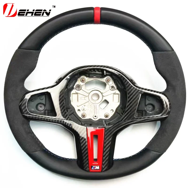 For BMW G20 G22 G80 G82 G87 G26 G29 F40 F44 i3 M2 M3 M4 Sports Carbon Fiber Steering Wheel