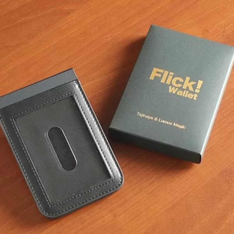 

Flick! Wallet by Tejinaya & Lumos Magic Tricks Close Up Street Illusion Gimmicks Mentalism Prop Card Appear Vanish Magia Wallet