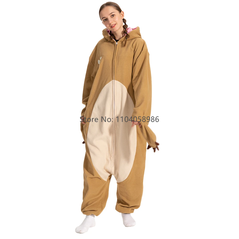 Animal Kigurumi Costume Halloween Onesie Water Sloth For Women Men Adult Kids Pyjamas Cartoon Pajama Cosplay Party Homewear