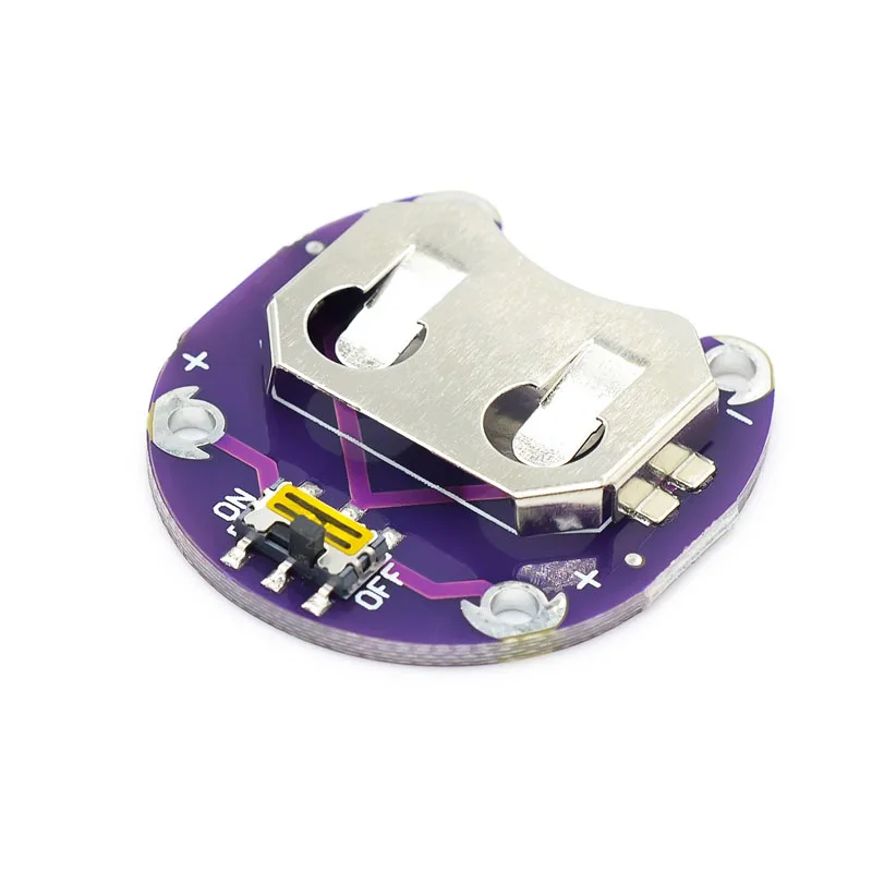 

5~500Pcs LilyPad Coin Cell Battery Holder CR2032 Battery Holder Module with Small Slide Switch