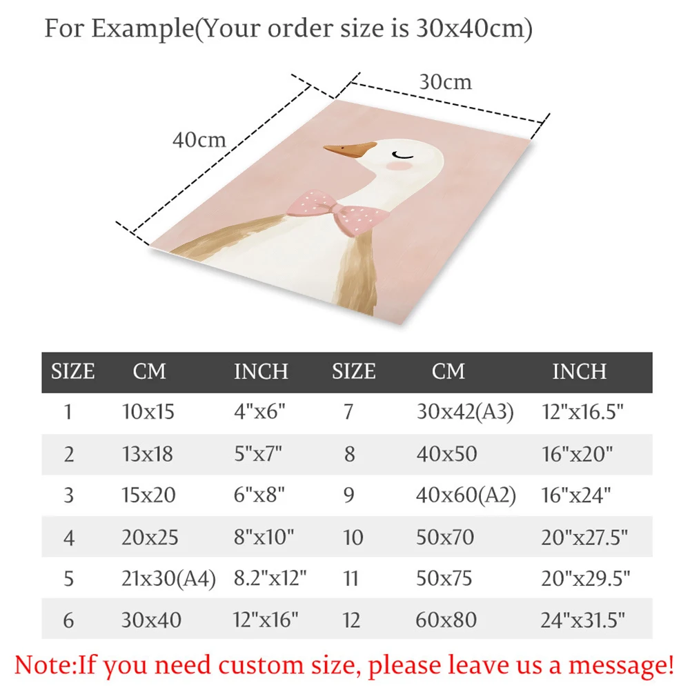 Princess Rainbow Unicorn Castle Crown Swan Wall Art Canvas Painting Poster Quote Nursery Print Pictures For Girl Kids Room Decor
