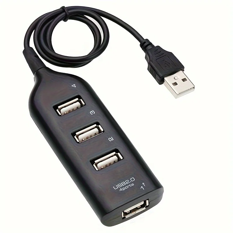 2.0 4-Port-Leistungsplatine, Hub, 4-Port-HUB-Hub, USB-Computer, Vier-Port-Hub, Ein-Drag-Viertel-Pointer, 1-Drag-4-Konverter-Expander