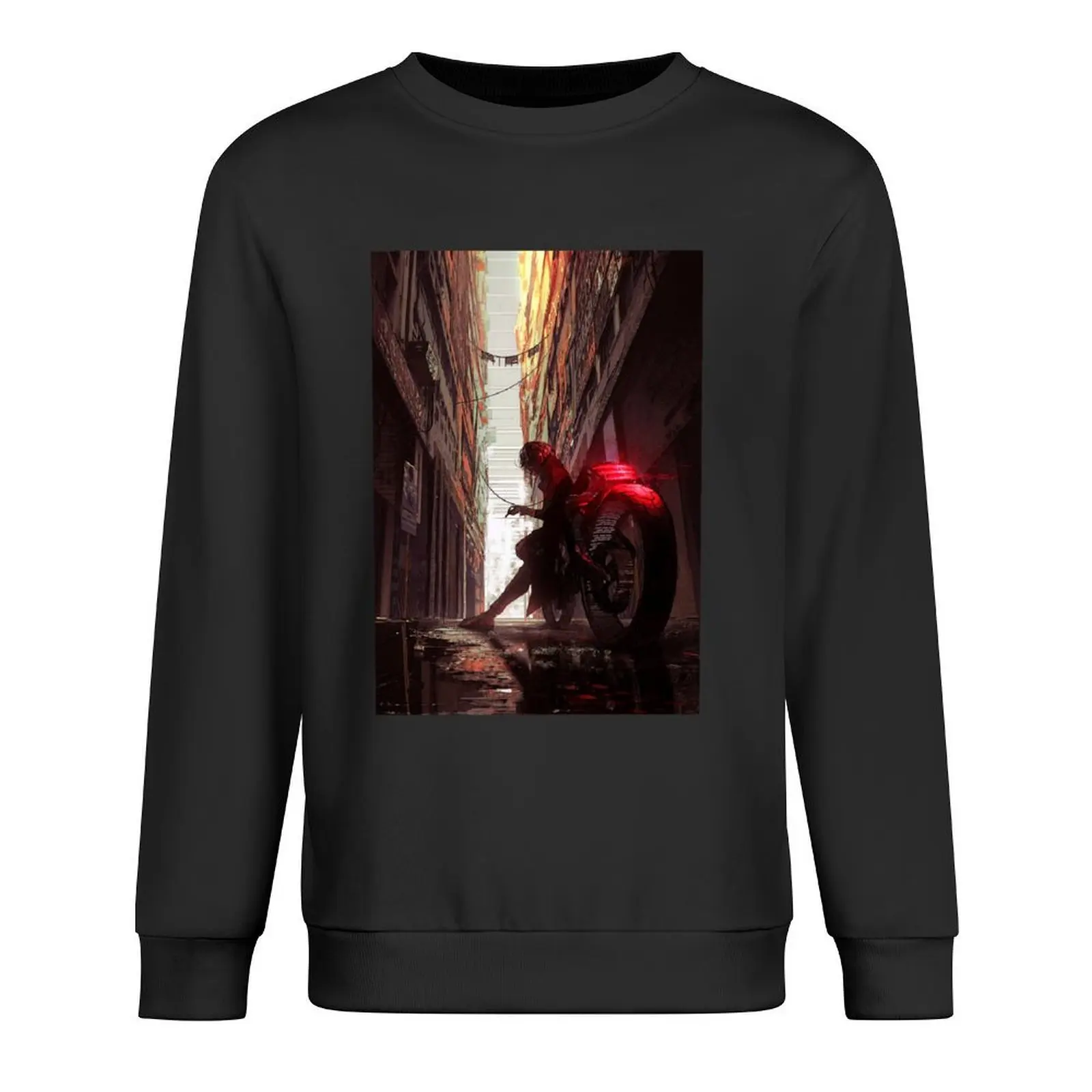 

Anime cyberpunk Pullover clothes for men tracksuit autumn jacket men korean clothes new hoodies and sweatshirts