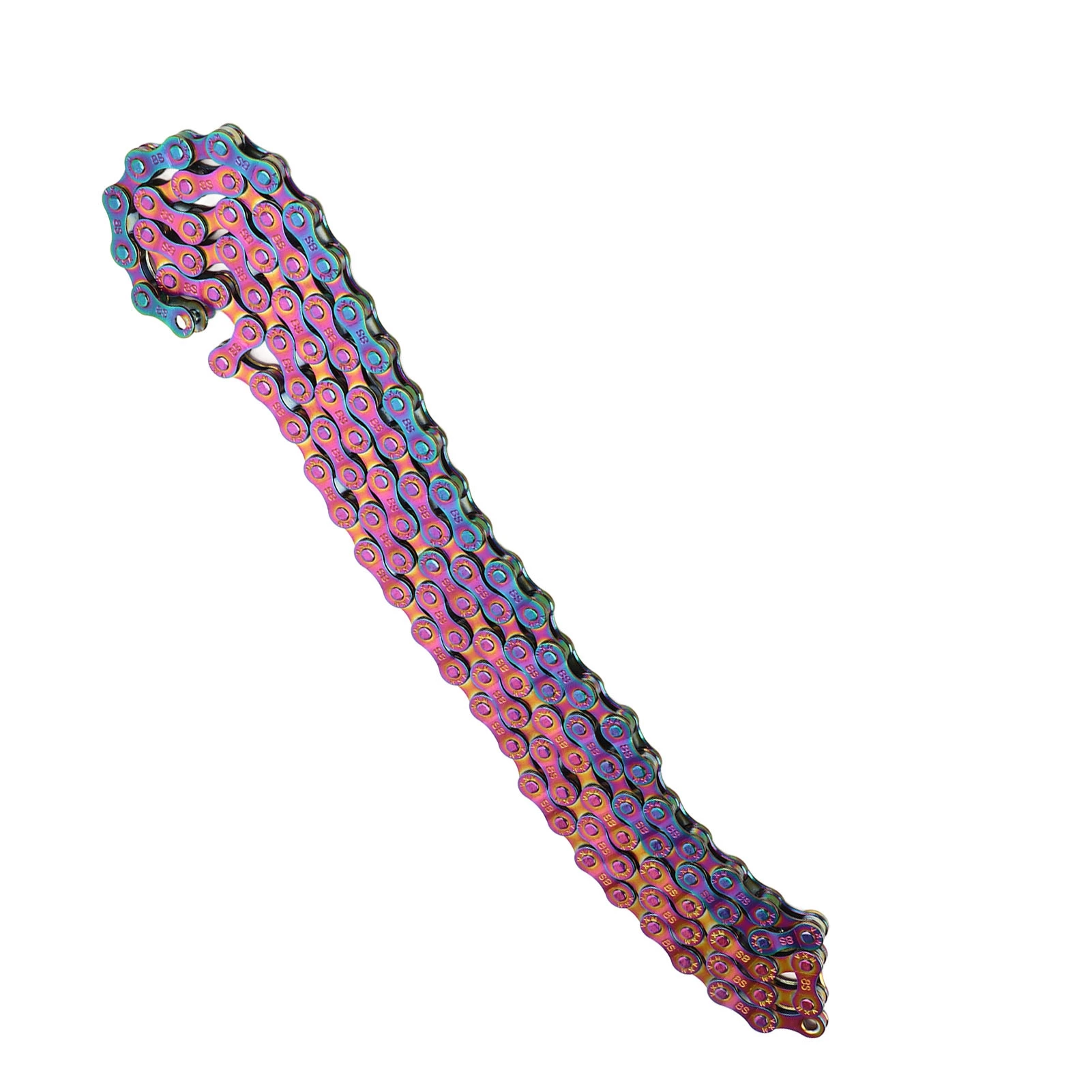 Bike Chain Rust Proof Sensitive Colorful Electroplating 6 7 8 Speed Chain for Road Mountain Bikes