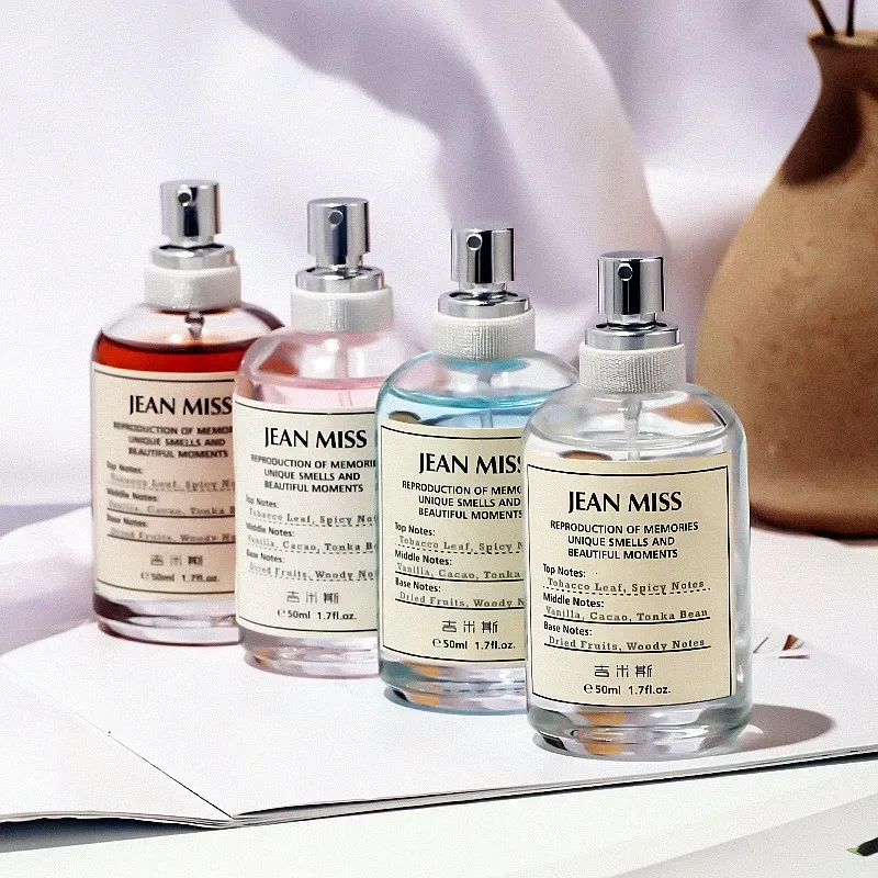 

JEAN MISS 50ml High-Quality Female Perfume Light Elegant Long-Lasting Fragrance Natural Charm Dating Body Spray