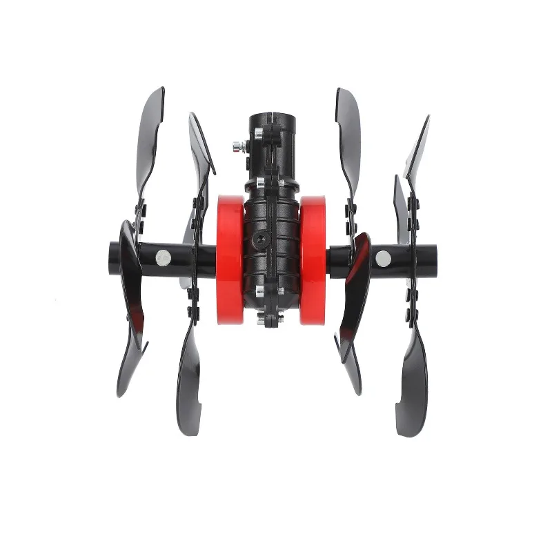 Universal Mini Cultivator Wheel Anti-Tangle Furrowing Weeding Loosening Wheel Replacement Part For Grass Trimmer Lawn Mower Tool