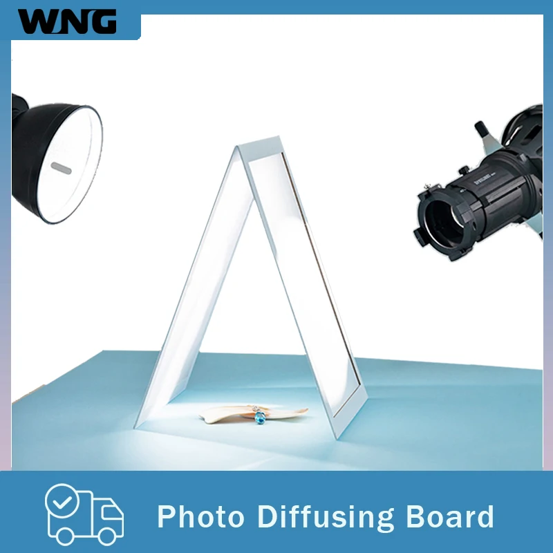 Photo Diffusion Reflector Soft Light Board Light Modifier for Product Food Cosmetics Jewelry Soften Light Cardboard
