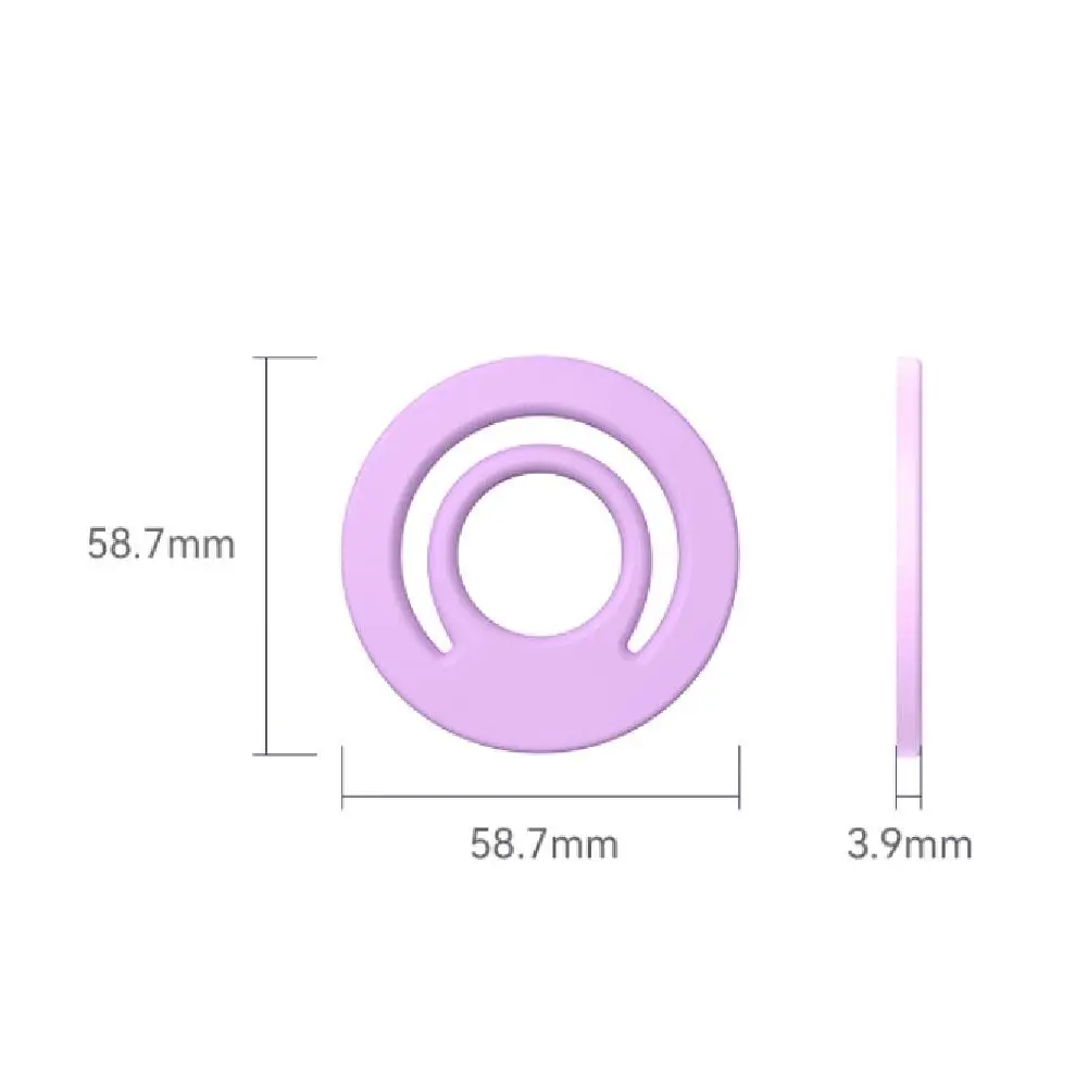 Magnetic Holder for iPhone, Silicone Phone Stand Sticker with Strong Magnetic Universal Back Sticker Mount, Grip