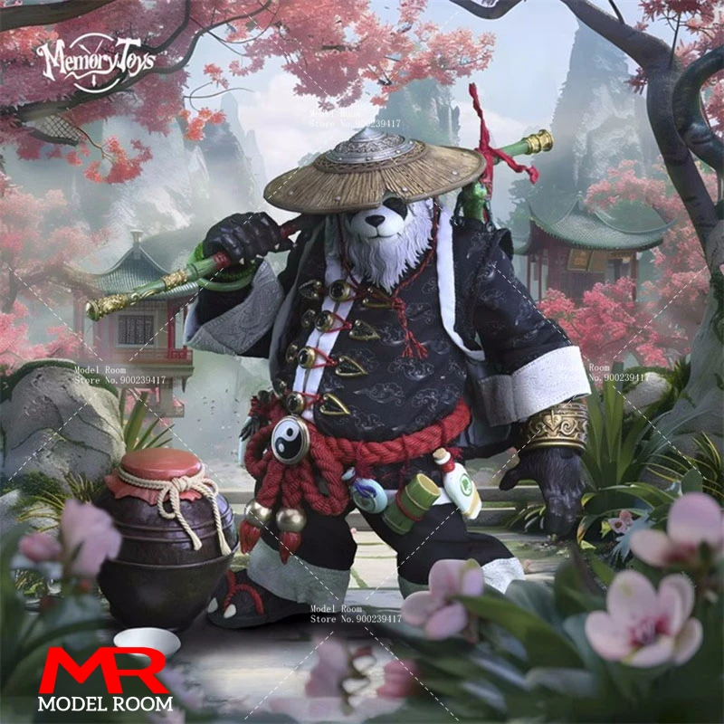 

2024 Q4 Memory toys Panda Man Wu Qinglie Action Figure 20cm Solider Figurine Model Full Set Collectible Toy