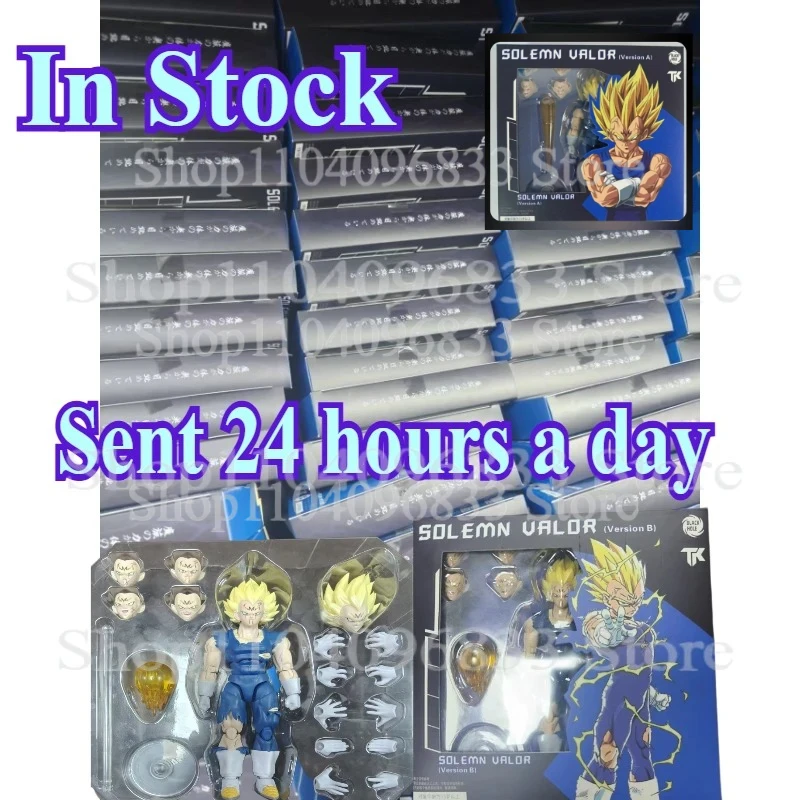 

Black Hole Toys & TK Dragon Ball Z SHF Super Saiyan SSJ Majin Vegeta Battle Damage Vegeta Anime Action Figures Models Collector