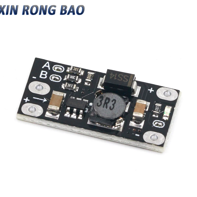 Mini DC-DC boost module 3.7V to 12V, supporting 5V / 8V / 9V / 12V output lithium battery boost