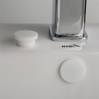 1/2/4Pcs Silicone Sink Hole Overflow Cover Kitchen Bathroom Basin Trim Bath Drain Cap Remplacement Sink Wash Basin Overflow Ring
