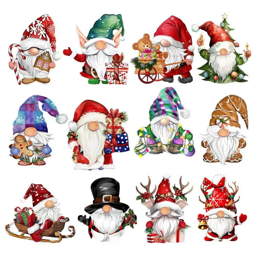 

Украшение рождественской вечеринки, магнитные рождественские украшения, как показано на рисунке, очаровательные магнитные наклейки, набор украшений для рождественской елки