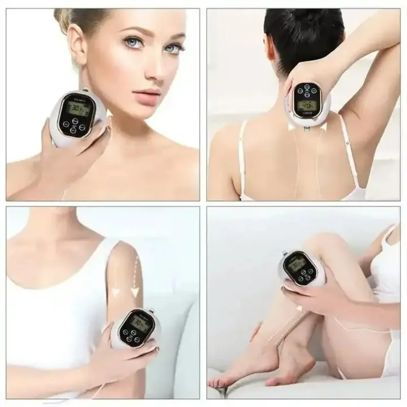Mini Portable Rechargeable Therapy Smart Electric Cupping Heating Vibration Massage Gua Sha  Massager Machine