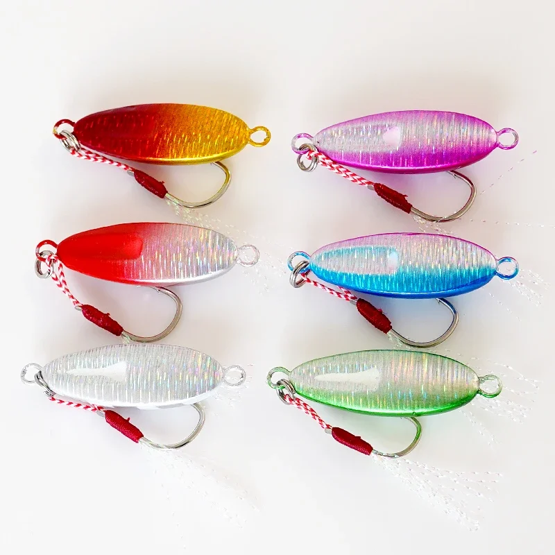 Micro Metal Jig Fishing LuresShore Casting Jigging Spoon Saltwater Artificial Bait fishing tools