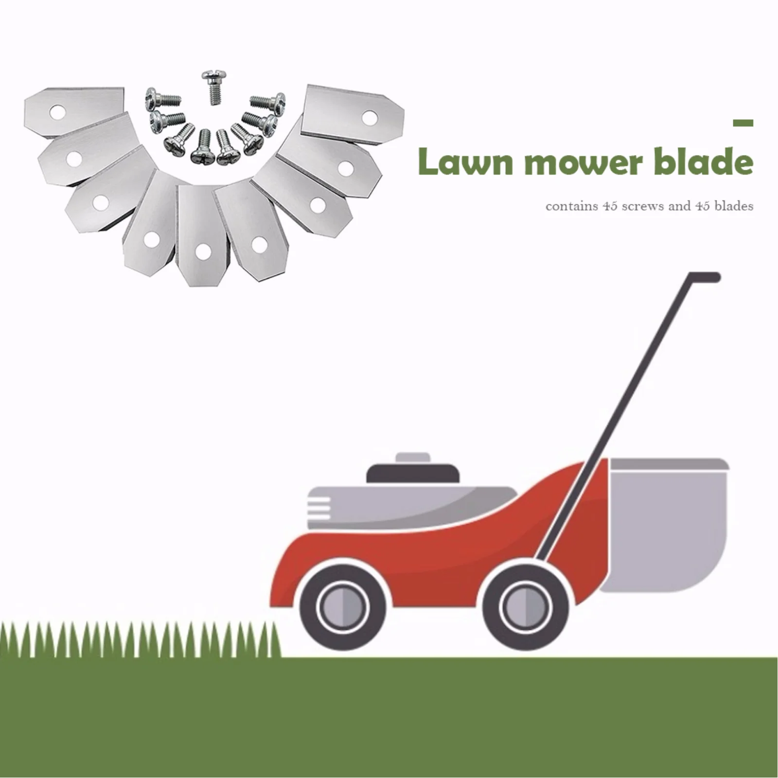 18/30PCS Lawn Mower Cutting Bl - Gardening Tools Basic review and price