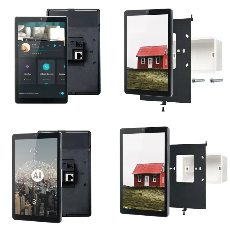 for 8 Inch Android POE Tablet Wall Mounted Touch Control Panel Smart Home Automation System IoT Device Popular in September