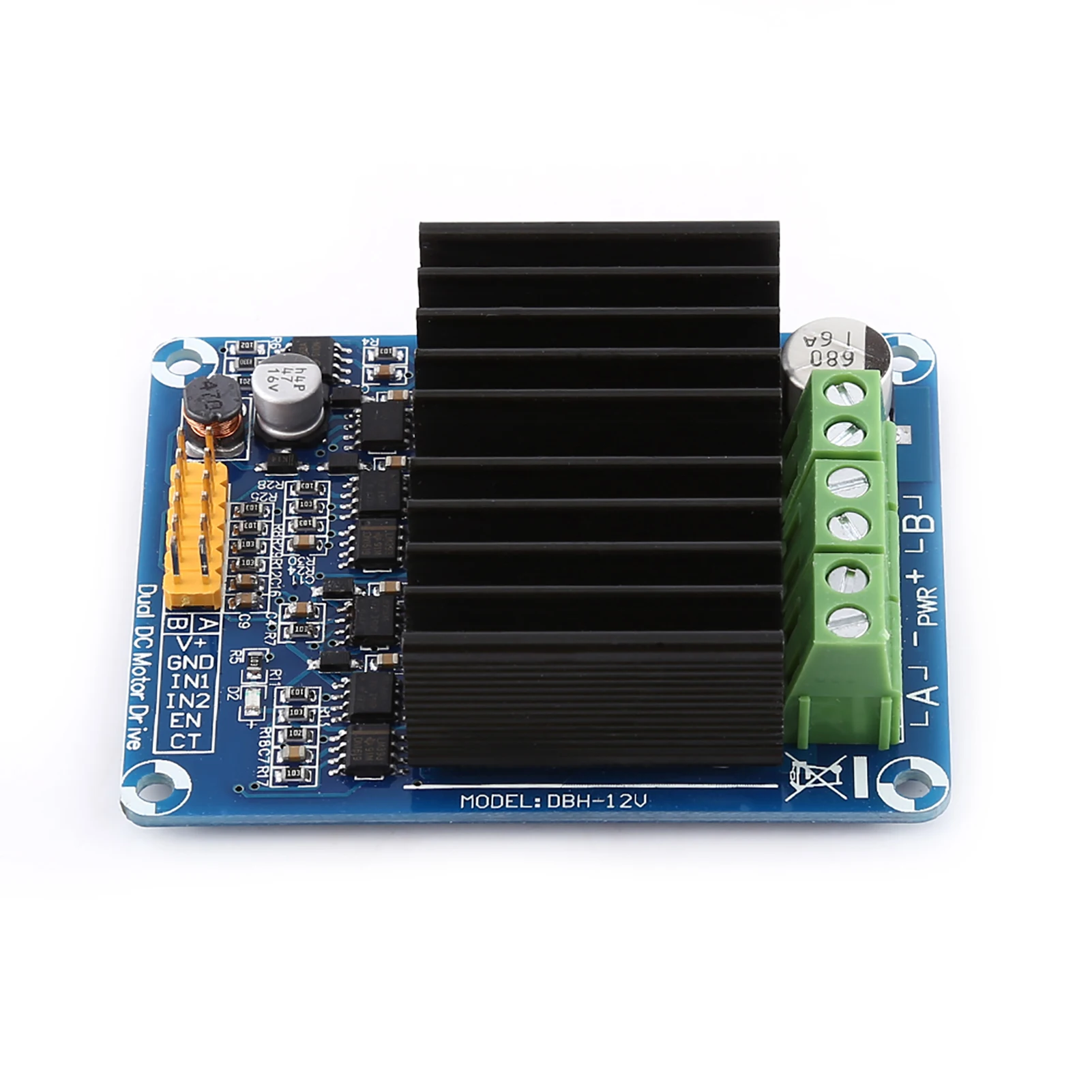 Motor Controller Driver Module DC5-12V 0A-30A Dual channel H bridge Motor Driver Board Module