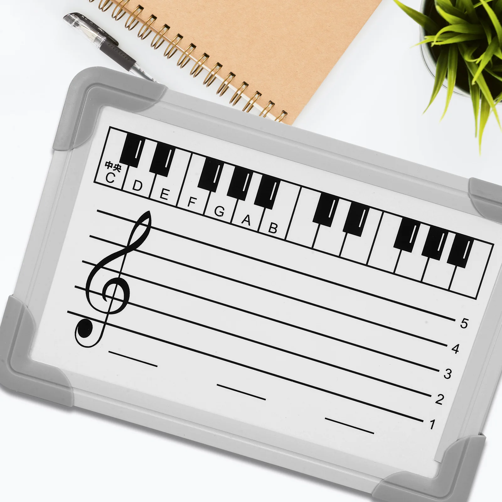 Staff Whiteboard Home Magnetic Dry Erase Music Boards Musical Notes with Lines Writing Pad