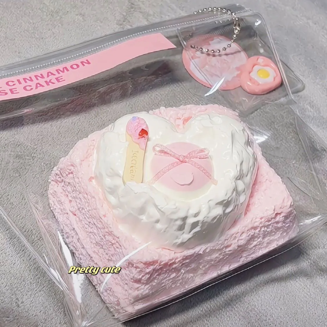 Handmade Silicone Large heart Egg Double layered toast mochi stress relief squishy fidget toy antiestres Squeezing Toy