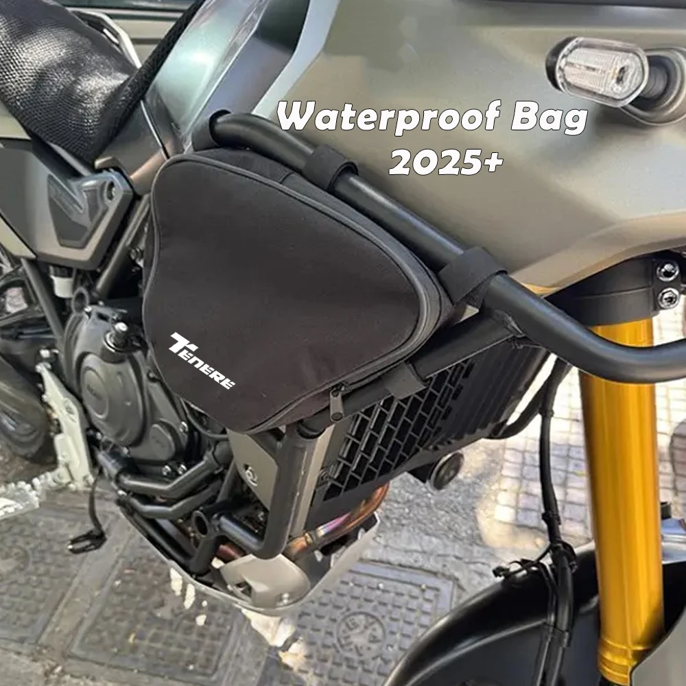 

Аксессуары Tenere 700, рама, защитные дуги, водонепроницаемая сумка для YAMAHA TENERE 700 2025 +, инструмент для ремонта бампера мотоцикла, сумка для размещения