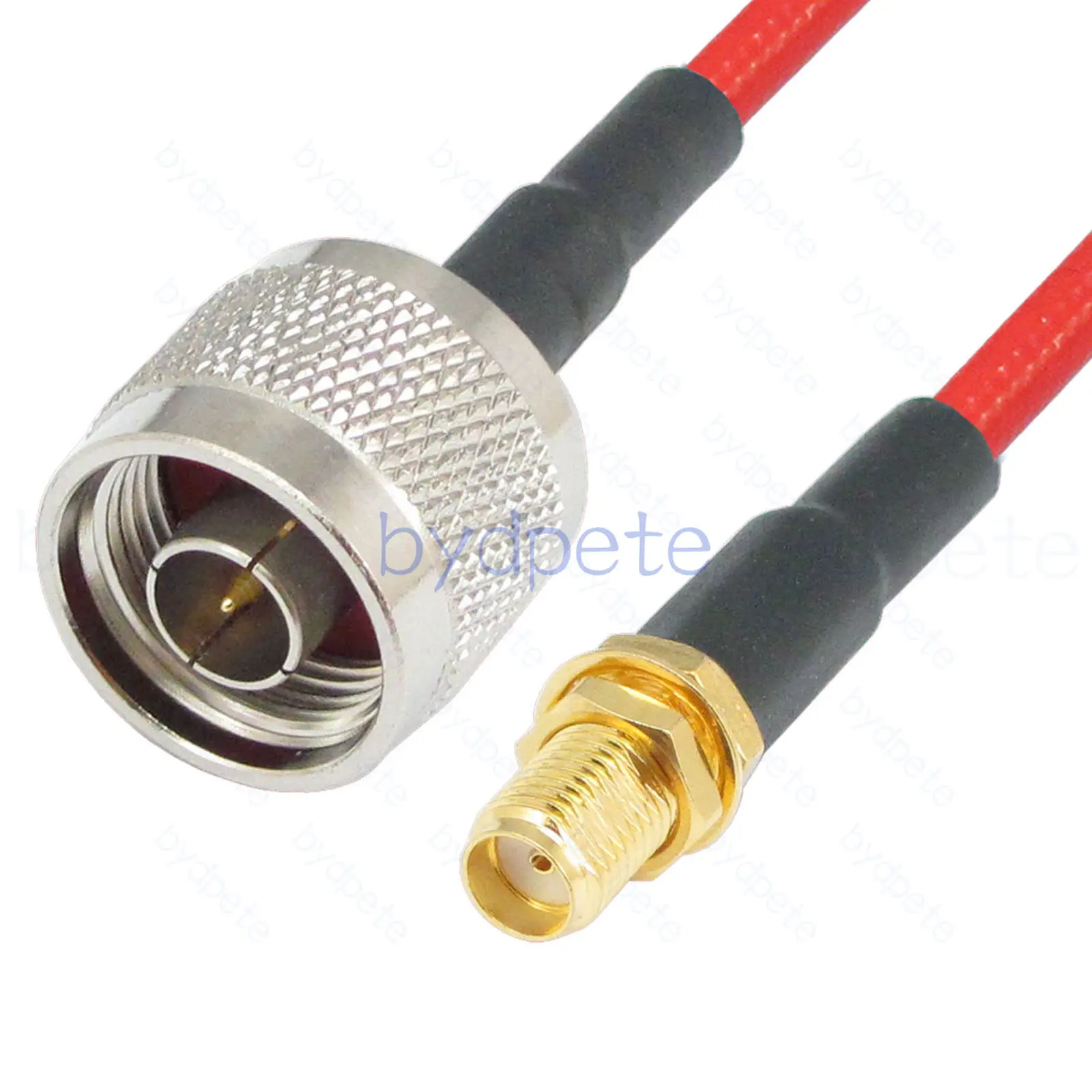 

RG402Red FEP N Type Male Plug to SMA Female Jack RF Semi Flexible Low Loss Coaxial Cable Lot Cable Coax Tangerrf