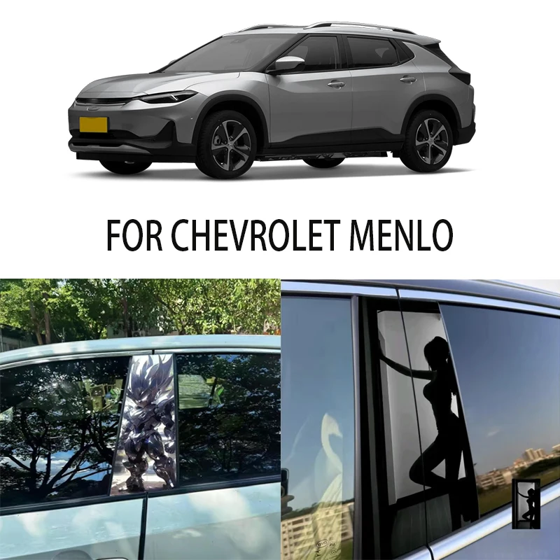 

Door Window Decoration Trims Pillar Posts Stickers Auto Styling For CHEVROLET MENLO Car accessories