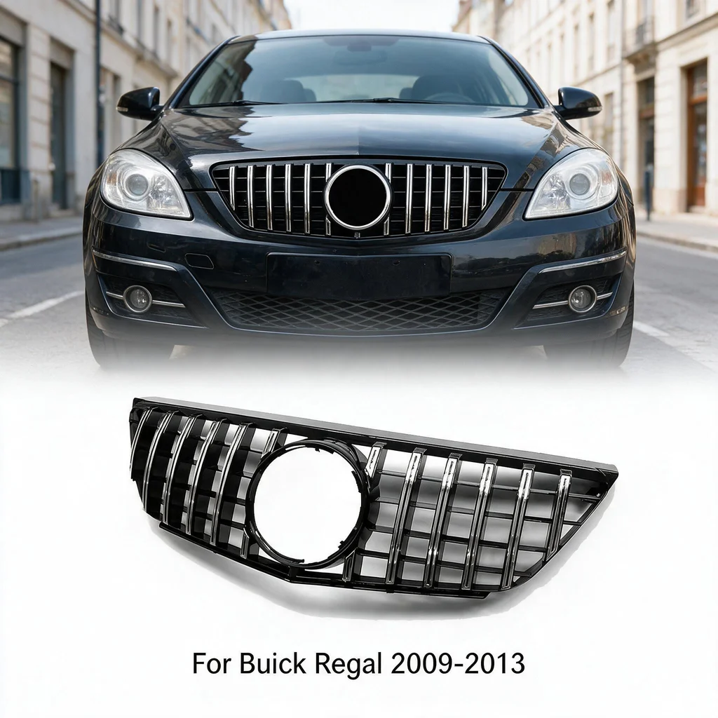 

For Mercedes B Class W245 2009-2011 Parrilla ABS GT Vertical Front Grille MPV Replacement Sport Grill Car Mod Exterior Accessory