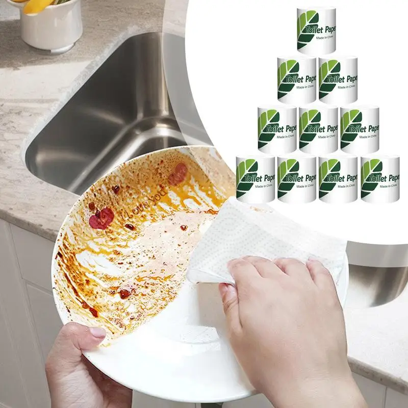 

Toilet Roll 10X Safe Bath Tissue Rolls Earth Friendly Dining Room Napkins Sustainable Bathroom Tissue For Women Men Kids The