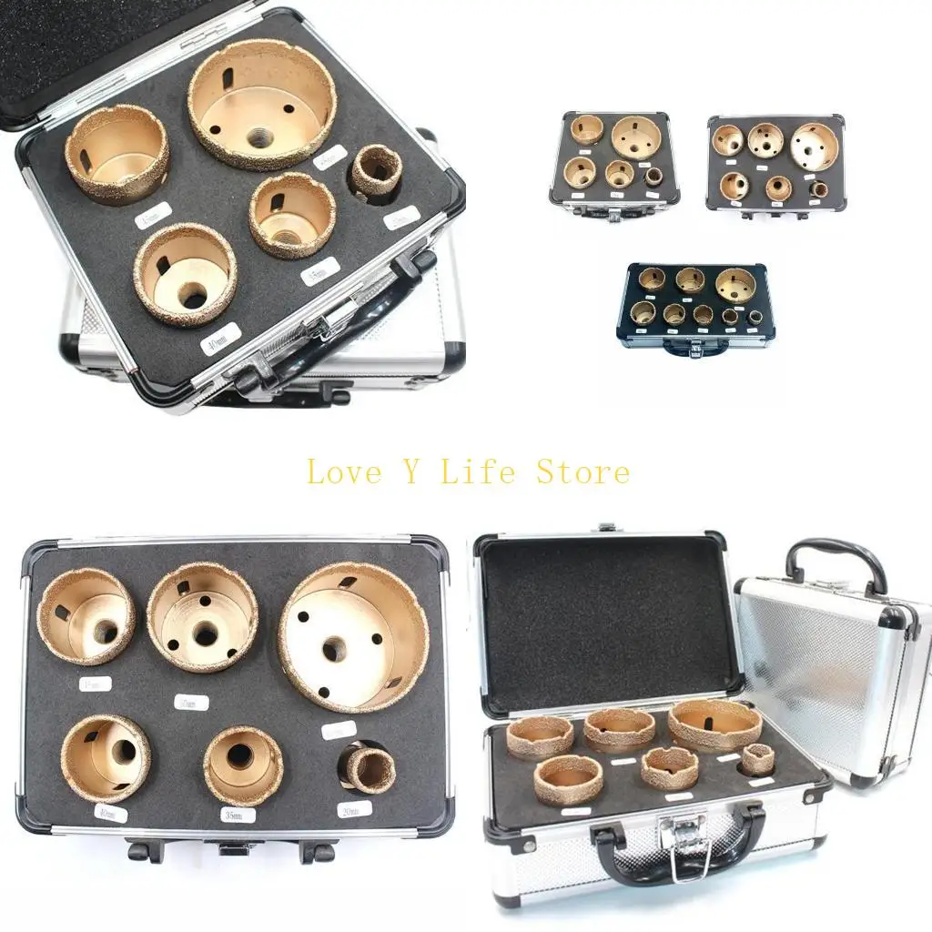 

L74C Набор сверл 5/6/8 шт. Сверла для керамической плитки, стекла, гранита, мрамора