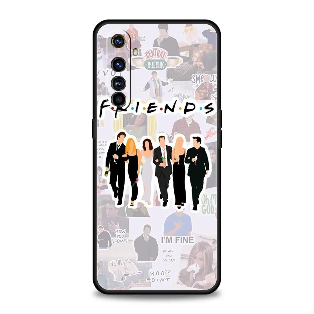 Central Perk Coffee friends tv show Case For Realme 11 10 9 8 5G 7 6 GT2 Pro Plus C21 C11 C25 C35 For Realme GT Neo 2 3 3T Cover