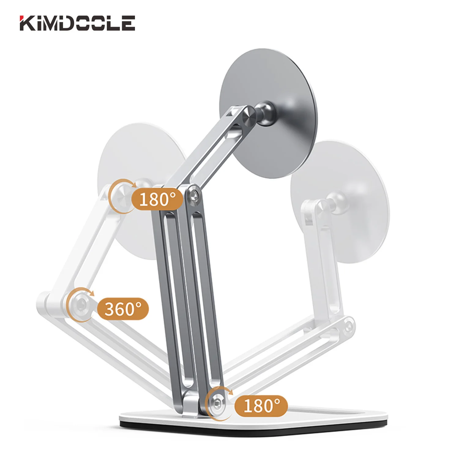 Kimdoole Metalowy magnetyczny uchwyt na tablet do stojaka na biurko do iPada Pro Xiaomi Samsung Huawei Apple Akcesoria do tabletów — zdjęcie 6